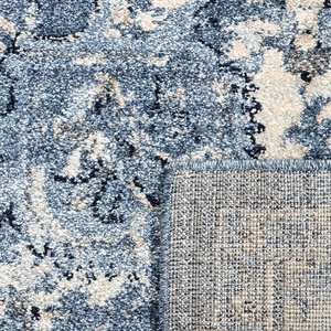 SAFAVIEH Area Rug 8×10 – Charleston Collection – Large – Navy & Creme, Oriental Distressed Design, Non-Shedding & Easy Cleaning, Ideal for Living Room, Bedroom, Office, Dining Space (CHL411N)(Navy/Creme)