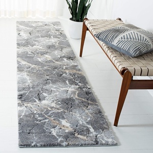 SAFAVIEH Area Rug 8×10 – Cyrus Shag Collection – Large – Grey & Beige, Modern Abstract Design, Non-Shedding & Easy Cleaning, Ideal for Living Room, Bedroom, Office, Dining Space (CYR114G)(Grey/Beige)