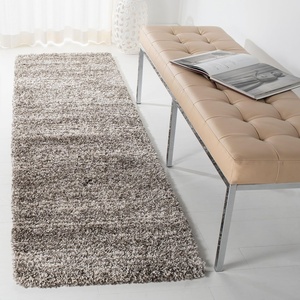 SAFAVIEH Area Rug 8×10 – Hudson Shag Collection – Large – Grey & Ivory, Modern Design, Non-Shedding & Easy Cleaning, Ultra Plush Thick Pile, Ideal for Living Room, Bedroom, Dining Space (SGH297F)(Grey/Ivory)
