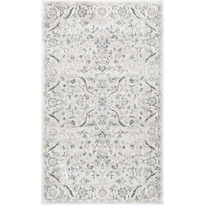 SAFAVIEH Area Rug 8×10 – Isabella Collection – Large – Cream & Beige, Oriental Design, Non-Shedding & Easy Cleaning, Ideal for Living Room, Bedroom, Office, Dining Space (ISA912A)(Light Grey/Cream)