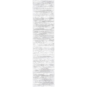 SAFAVIEH Area Rug 8×10 – Jasmine Shag Collection – Large – Light Grey & Ivory, Non-Shedding & Easy Cleaning, Ultra Plush Thick Pile, Ideal for Living Room, Bedroom, Dining Space (JSM100F)(Ivory/Grey)