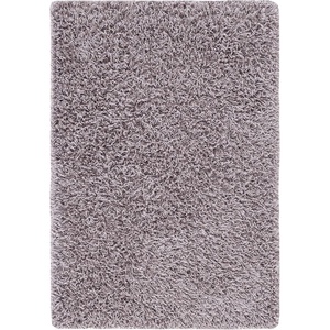 SAFAVIEH Area Rug 8×10 – Monterey Shag Collection – Large – Creme, Handmade, Plush Thick Pile, Ideal for Living Room, Bedroom, Dining Space (SG851C)(Silver)