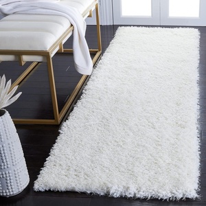 SAFAVIEH Area Rug 8×10 – New Orleans Shag Collection – Large – Beige, Handmade, Ultra Plush Thick Pile, Ideal for Living Room, Bedroom, Dining Space (SG532B)(Ivory)