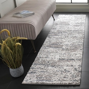 SAFAVIEH Century Collection Area Rug – 6’7″ x 9′, Ivory & Beige, Modern Abstract Design, Non-Shedding & Easy Care, Ideal for High Traffic Areas in Living Room, Bedroom (CTY350B)(Grey/Navy)