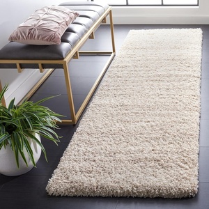 SAFAVIEH Hudson Shag Collection Area Rug – 10′ x 14′, Ivory & Grey, Modern Abstract Design, Non-Shedding & Easy Care, 2-inch Thick Ideal for High Traffic Areas in Living Room, Bedroom (SGH295B)(Ivory/Beige)