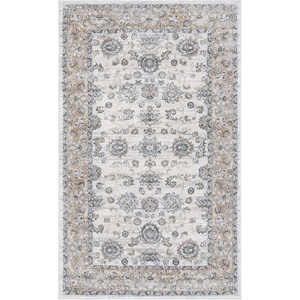 SAFAVIEH Isabella Collection Area Rug – 9′ x 12′, Light Blue & Cream, Oriental Design, Non-Shedding & Easy Care, Ideal for High Traffic Areas in Living Room, Bedroom (ISA940M)(Cream/Beige)