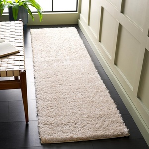 SAFAVIEH Lindsay Shag Collection Area Rug – 9′ x 12′, Beige, Modern Design, 2-inch Thick, Ideal for the Living Room, Dining, Bedroom (LNS560B)(Beige)
