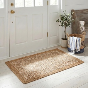 SAFAVIEH Natural Fiber Collection Area Rug – 9′ x 12′, Natural & Ivory, Handmade Farmhouse Boho Coastal Rustic Jute, Ideal for High Traffic Areas in Living Room, Bedroom (NF885B)(Natural/Ivory)