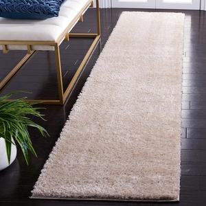 SAFAVIEH Tahoe Shag Collection Area Rug – 9′ x 12′, Beige, Solid Design, Non-Shedding & Easy Care, 1.2-inch Thick Ideal for High Traffic Areas in Living Room, Bedroom (THO670B)(Beige)