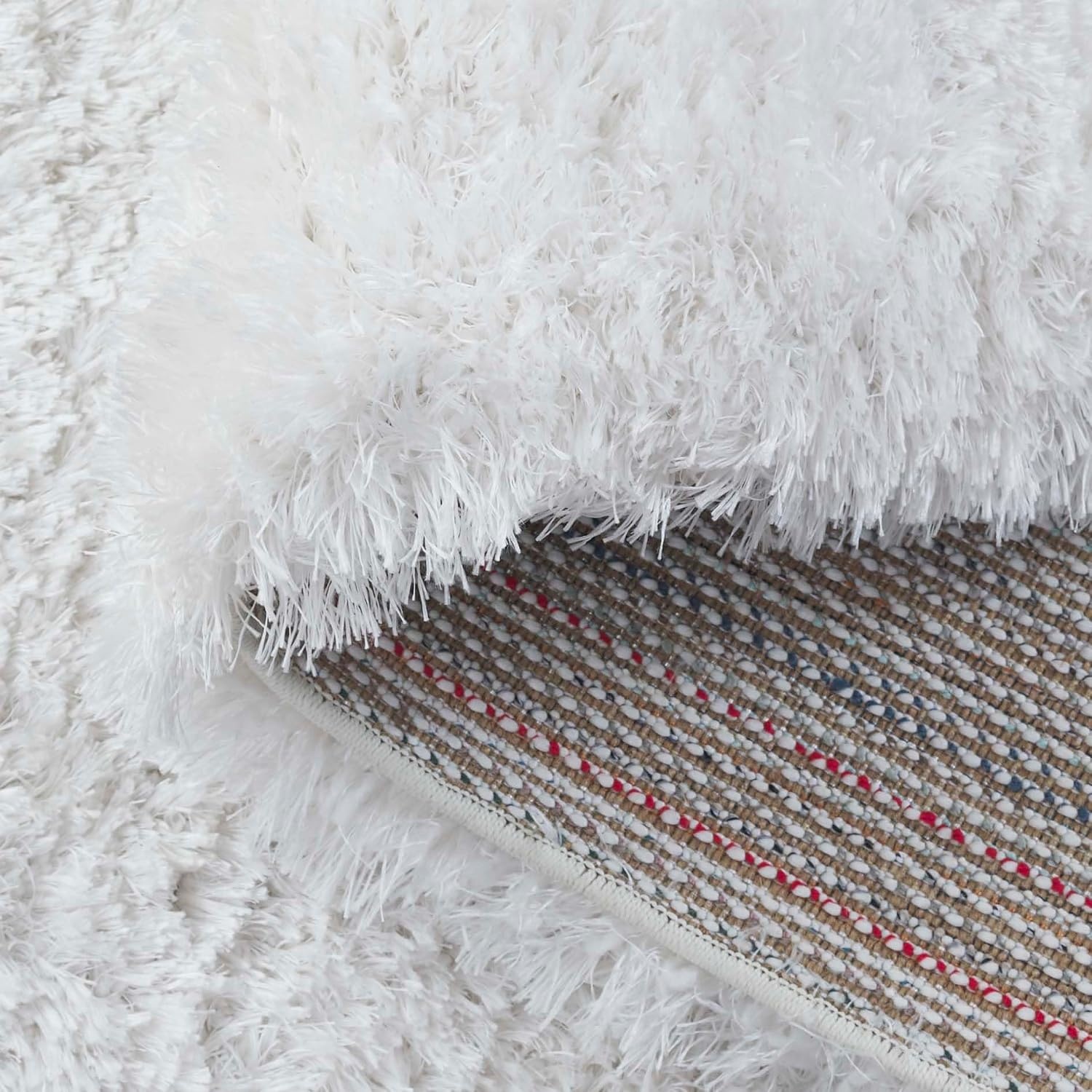 image:imageSAFAVIEH Area Rug 8x10 Cloud Shag Collection Large White Modern Design NonShedding amp Easy Cleaning Ultra Plush Thick Pile Ideal for Living Room Bedroom Dining Space CLD112AWhite