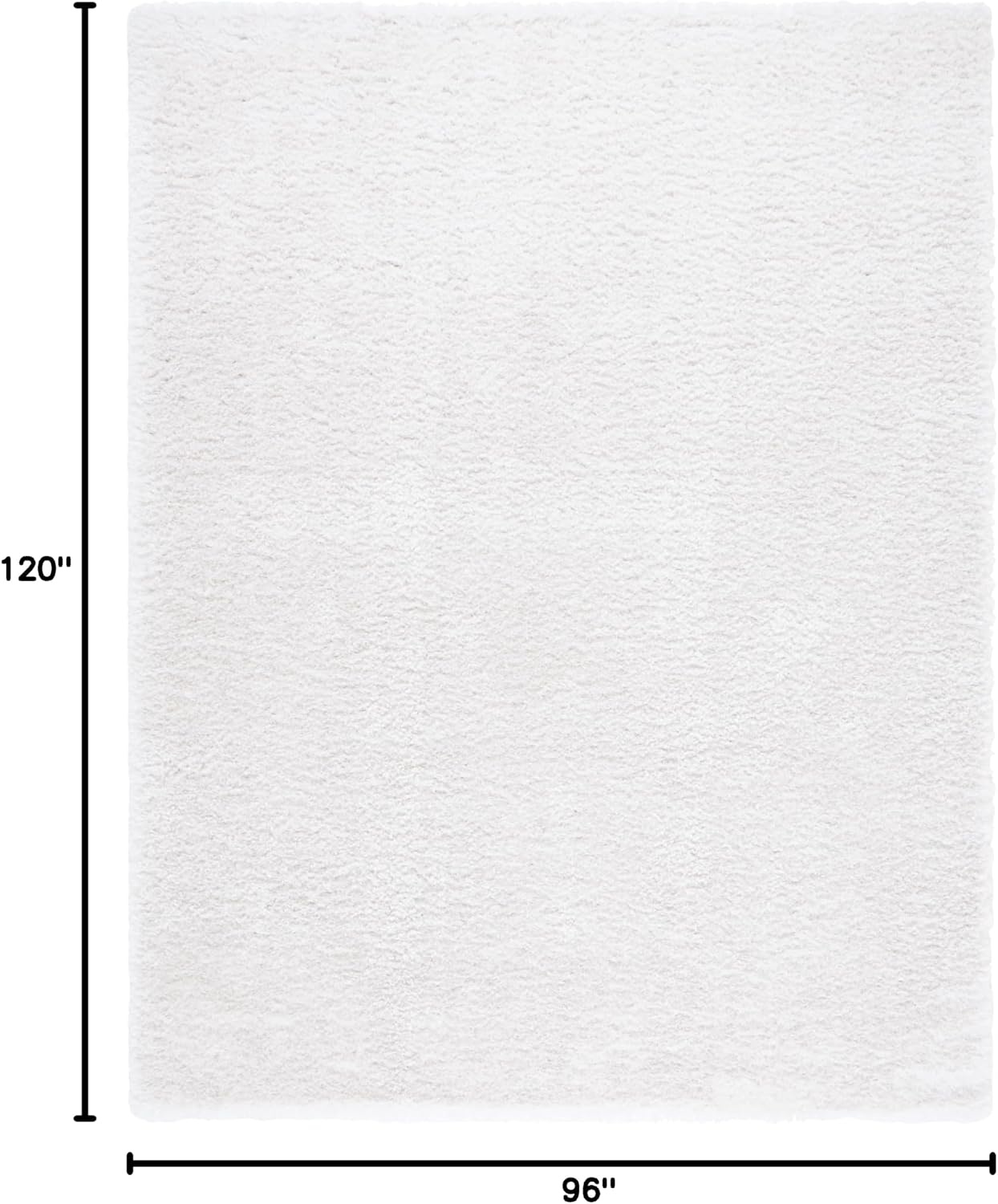 image:imageSAFAVIEH Area Rug 8x10 Cloud Shag Collection Large White Modern Design NonShedding amp Easy Cleaning Ultra Plush Thick Pile Ideal for Living Room Bedroom Dining Space CLD112AWhite