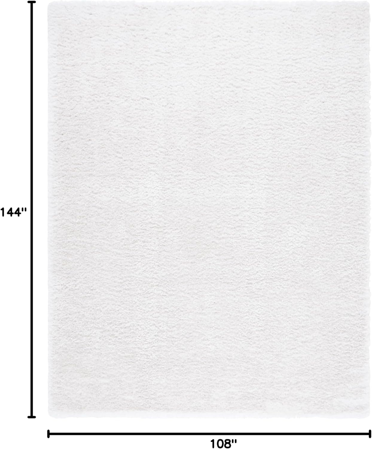 image:imageSAFAVIEH Area Rug 8x10 Cloud Shag Collection Large White Modern Design NonShedding amp Easy Cleaning Ultra Plush Thick Pile Ideal for Living Room Bedroom Dining Space CLD112AWhite