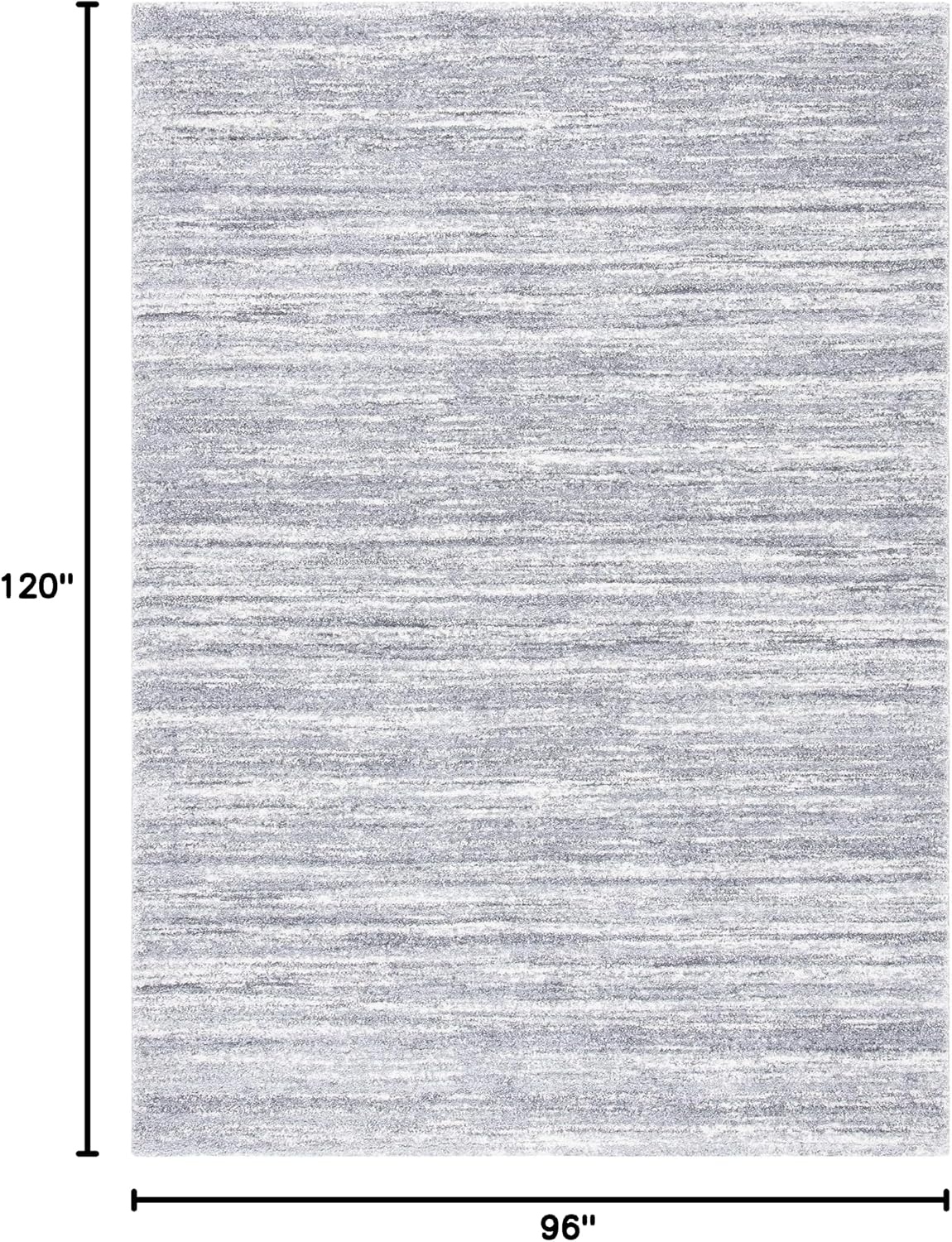 image:imageSAFAVIEH Area Rug 8x10 Cyrus Shag Collection Large Grey amp Ivory Modern Abstract Design NonShedding amp Easy Cleaning Ideal for Living Room Bedroom Office Dining Space CYR128FGreyIvory