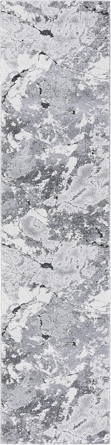 image:imageSAFAVIEH Area Rug 8x10 Cyrus Shag Collection Large Grey amp Ivory Modern Abstract Design NonShedding amp Easy Cleaning Ideal for Living Room Bedroom Office Dining Space CYR122FGreyIvory