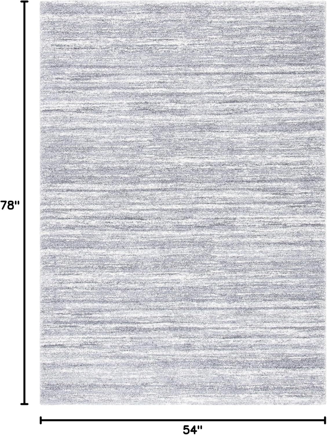 image:imageSAFAVIEH Area Rug 8x10 Cyrus Shag Collection Large Grey amp Ivory Modern Abstract Design NonShedding amp Easy Cleaning Ideal for Living Room Bedroom Office Dining Space CYR128FGreyIvory