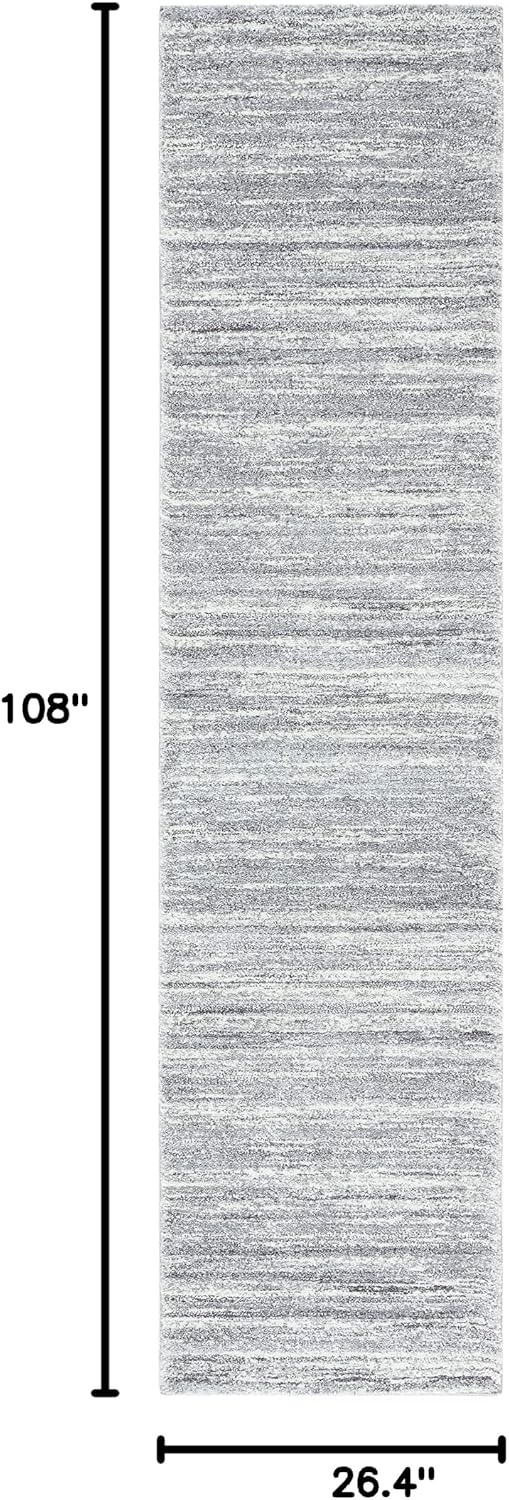 image:imageSAFAVIEH Area Rug 8x10 Cyrus Shag Collection Large Grey amp Ivory Modern Abstract Design NonShedding amp Easy Cleaning Ideal for Living Room Bedroom Office Dining Space CYR128FGreyIvory