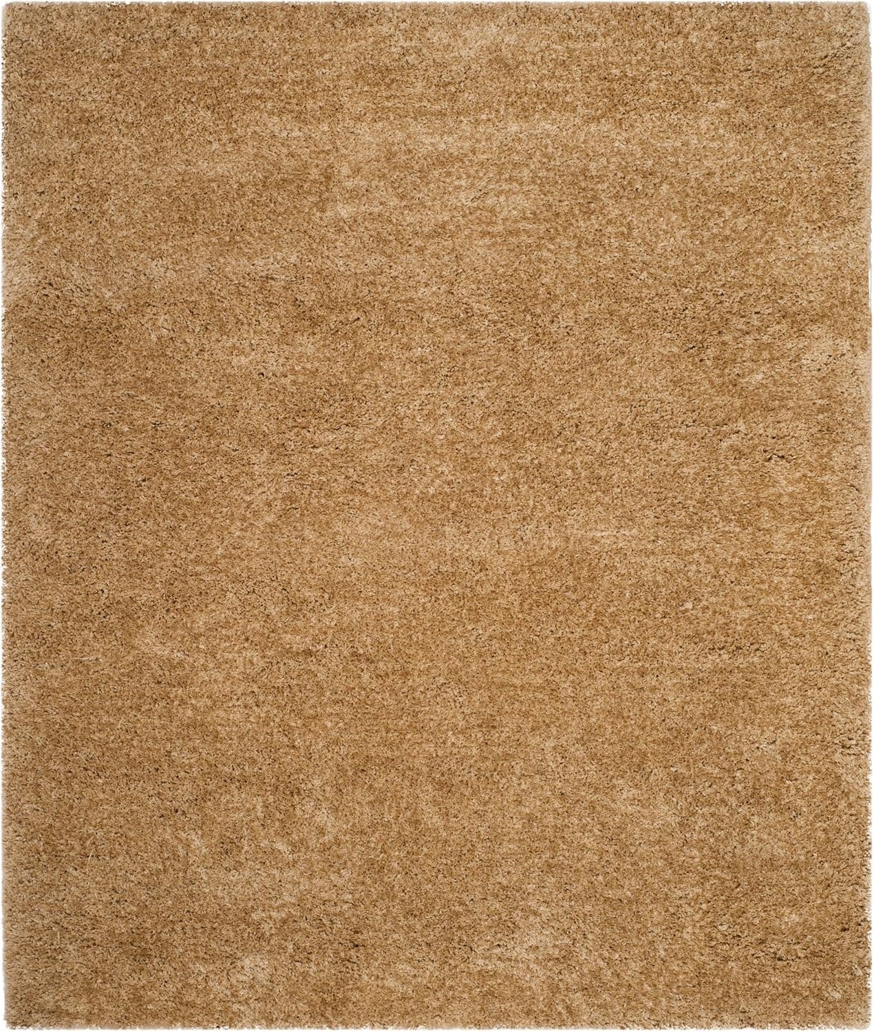 image:imageSAFAVIEH Area Rug 8x10 Express Shag Collection Large Silver Handmade Ultra Plush Thick Pile Ideal for Living Room Bedroom Dining Space SGE620CBeige