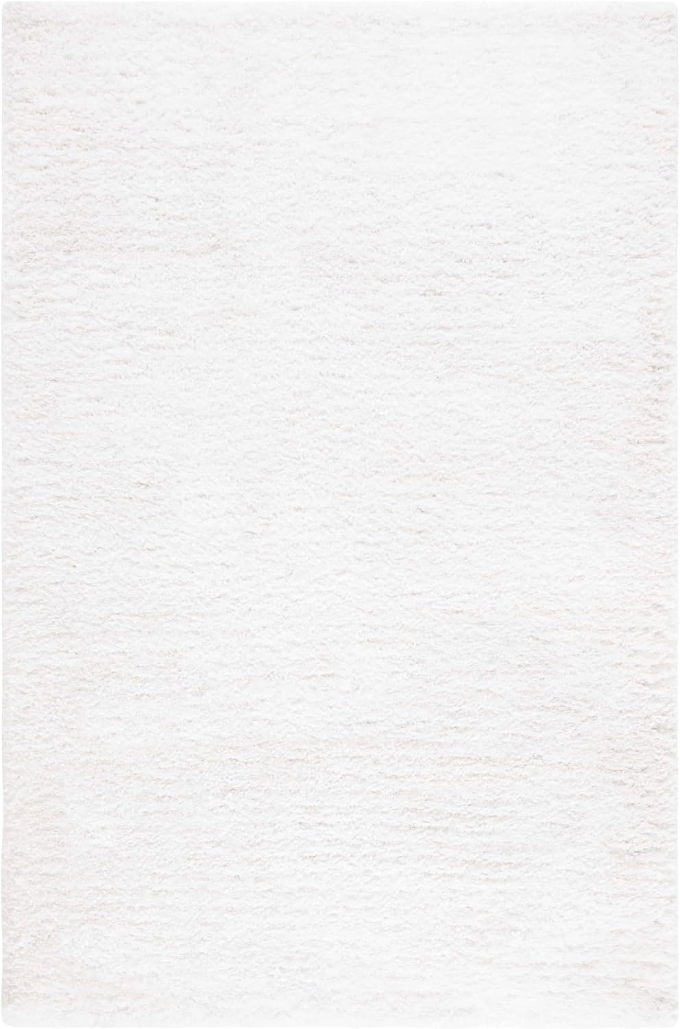 image:imageSAFAVIEH Area Rug 8x10 Express Shag Collection Large Silver Handmade Ultra Plush Thick Pile Ideal for Living Room Bedroom Dining Space SGE620CIvory