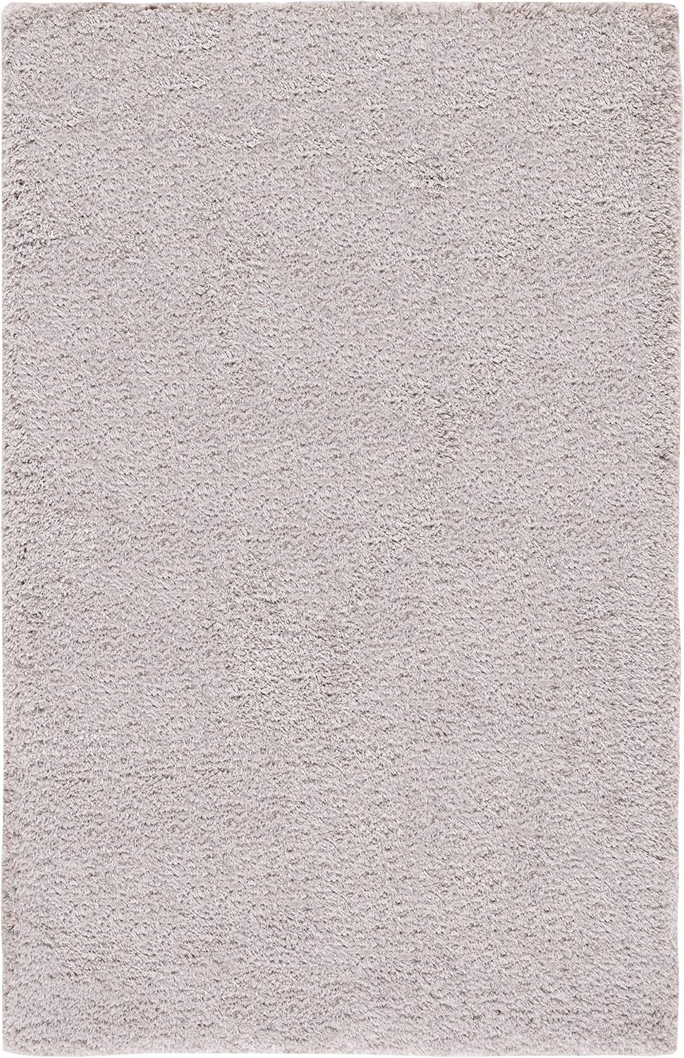image:imageSAFAVIEH Area Rug 8x10 Express Shag Collection Large Silver Handmade Ultra Plush Thick Pile Ideal for Living Room Bedroom Dining Space SGE620CSilver