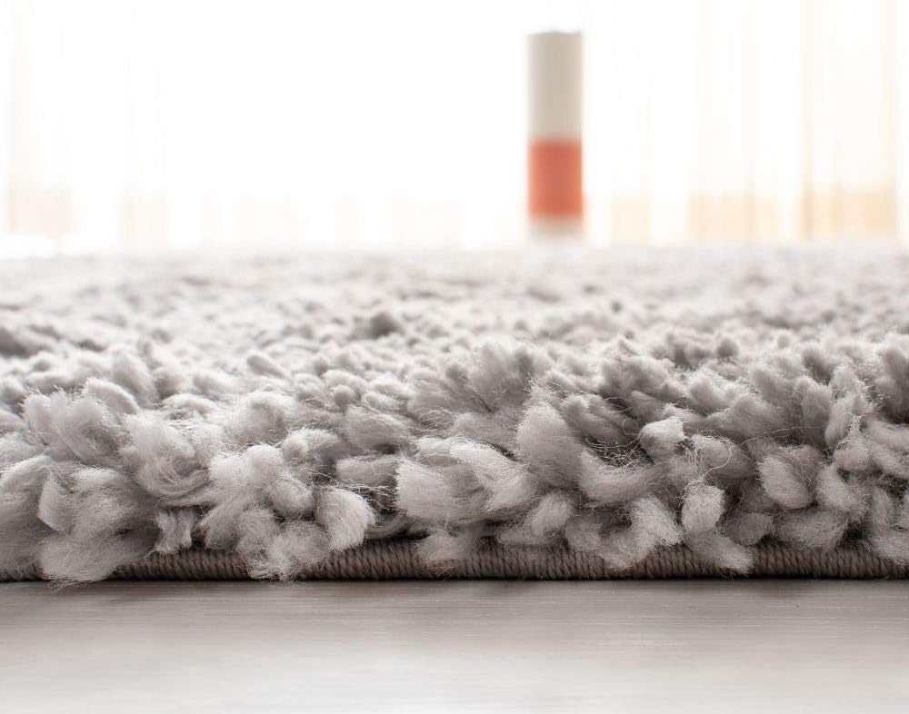 image:imageSAFAVIEH Area Rug 8x10 Fontana Shag Collection Large Grey amp Cream Trellis Pattern NonShedding amp Easy Cleaning Ultra Plush Thick Pile Ideal for Living Room Bedroom Dining Space FNT815GGreyCream