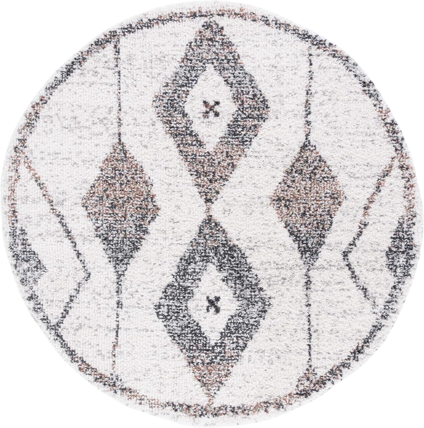 image:imageSAFAVIEH Area Rug 8x10 Jericho Shag Collection Large Ivory amp Black Moroccan Boho Design NonShedding amp Easy Cleaning Plush Thick Pile Ideal for Living Room Bedroom Dining Space JER102AIvoryBlack