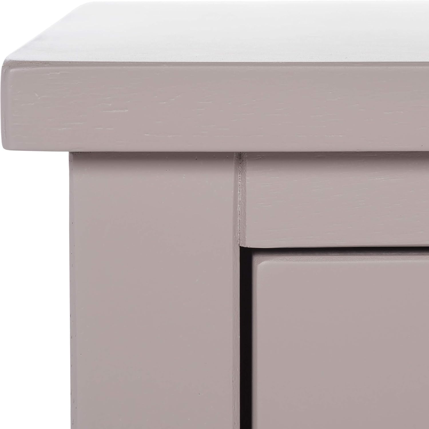 image:imageSAFAVIEH Home Collection Maxine Navy Blue 1Drawer Accent Table Nightstand Bedside Accent Table Fully AssembledGrey