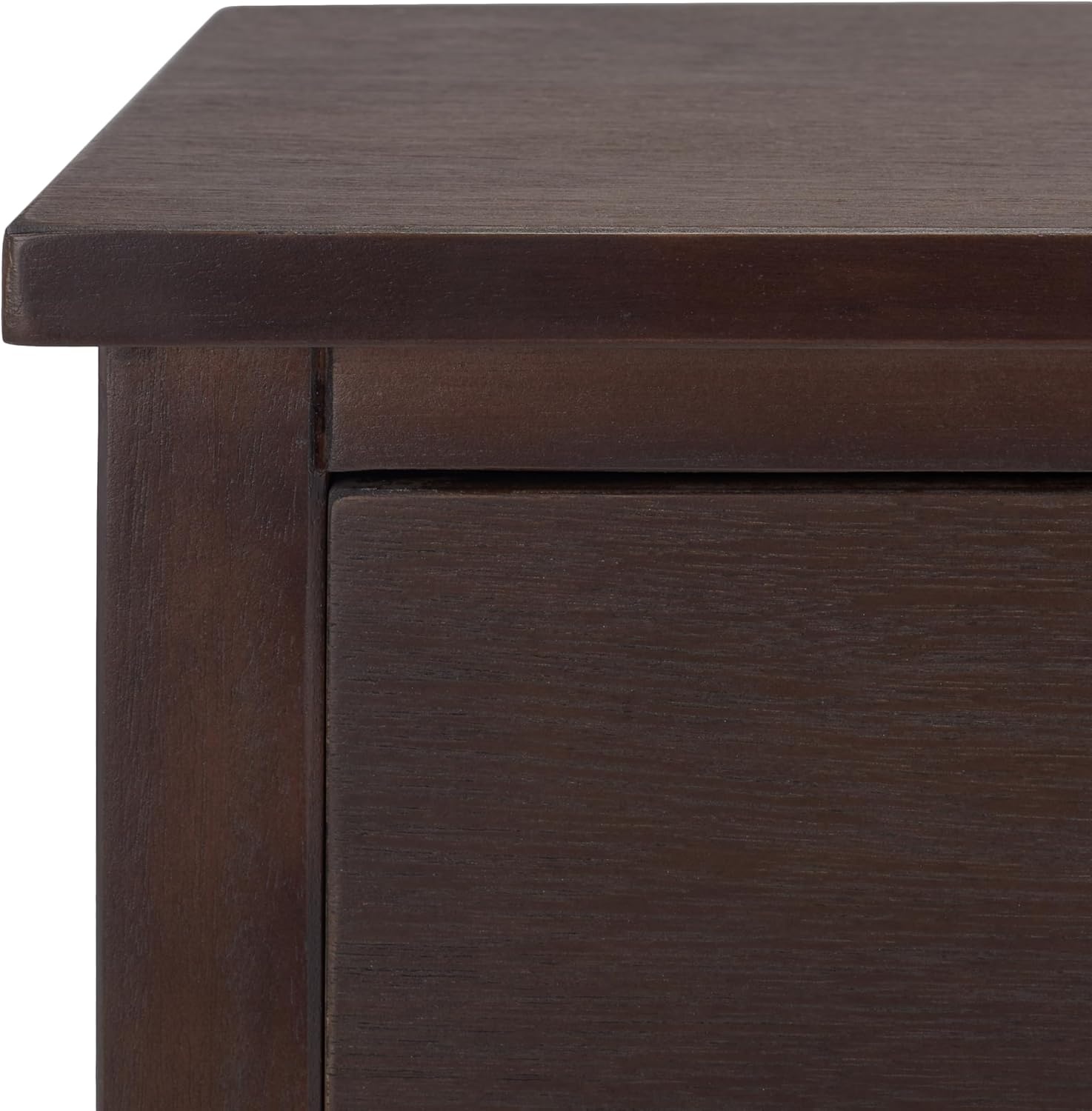 image:imageSAFAVIEH Home Collection Maxine Navy Blue 1Drawer Accent Table Nightstand Bedside Accent Table Fully AssembledWalnut