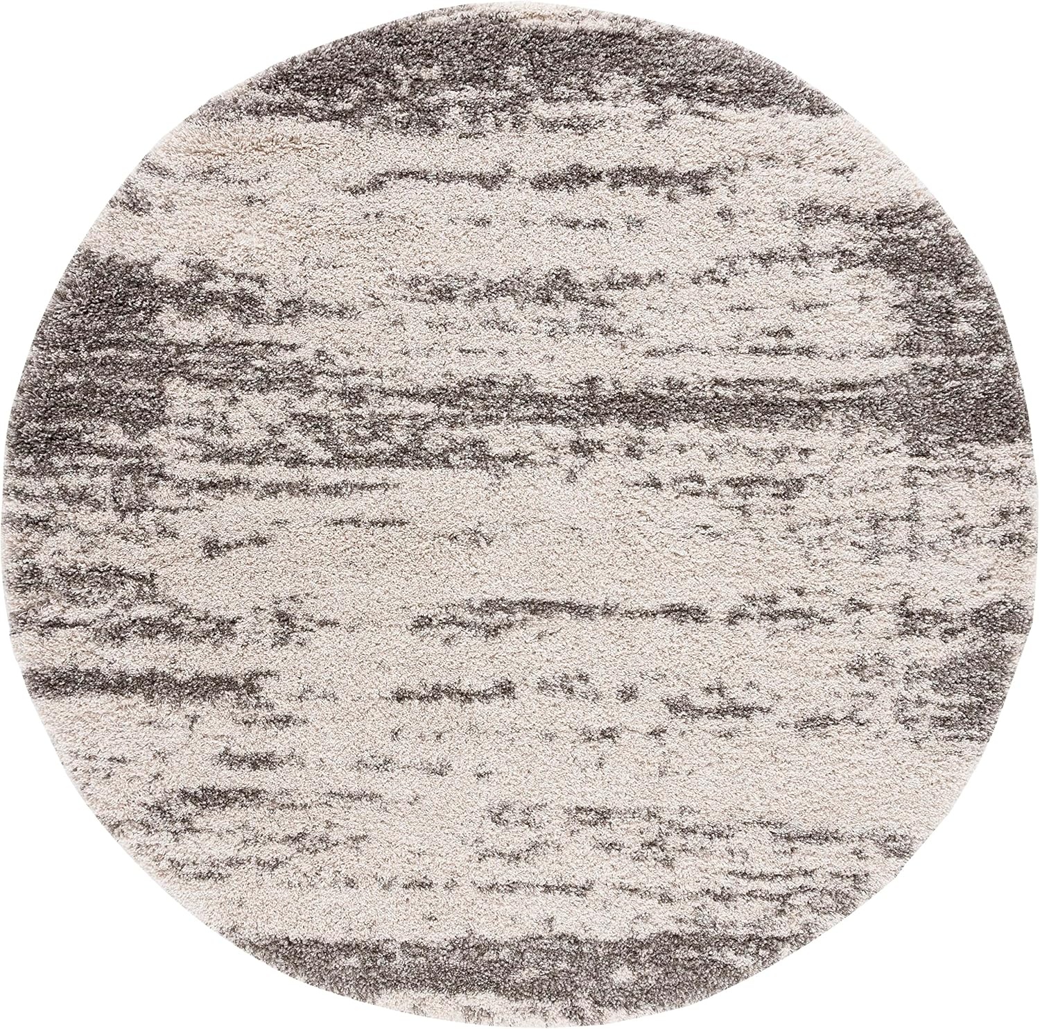 image:imageSAFAVIEH Hudson Shag Collection Area Rug 9 x 12 Ivory amp Grey Abstract Design NonShedding amp Easy Care 2inch Thick Ideal for High Traffic Areas in Living Room Bedroom SGH203AIvoryGrey