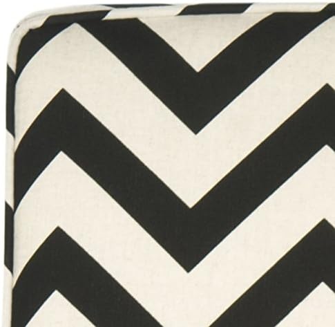 image:imageSAFAVIEH Mercer Collection Armond Accent ChairBlack White