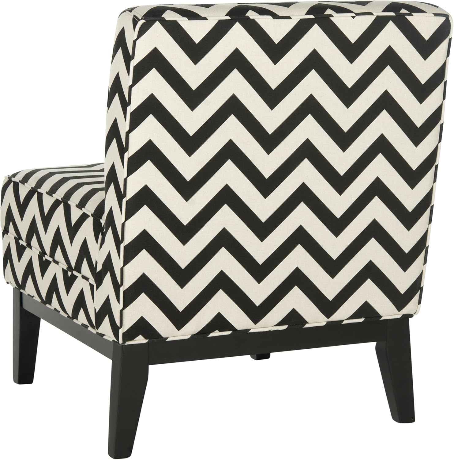 image:imageSAFAVIEH Mercer Collection Armond Accent ChairBlack White