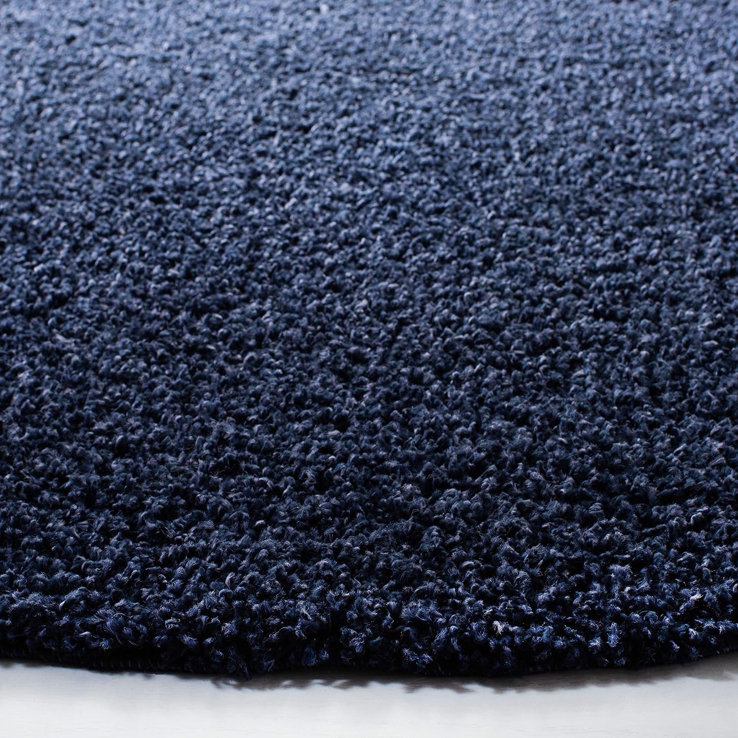 image:imageSAFAVIEH Primo Shag Collection Area Rug 9 x 12 Light Grey Solid Design NonShedding amp Easy Care 12inch Thick Ideal for High Traffic Areas in Living Room Bedroom PRM300GNavy