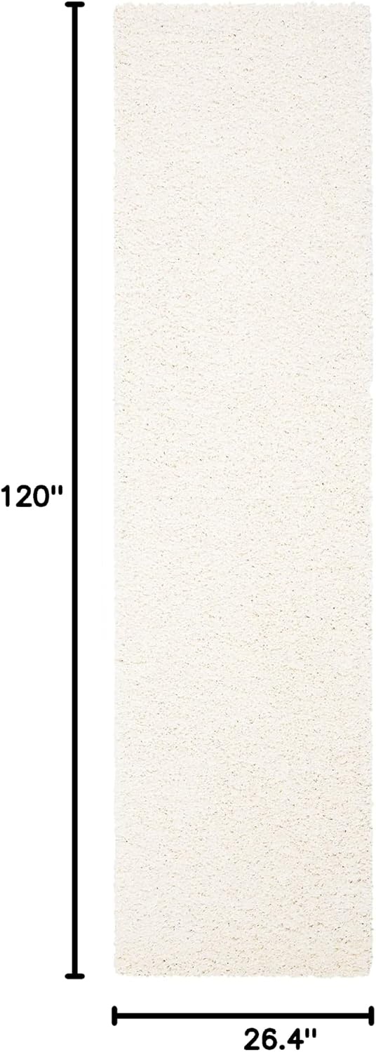 image:imageSAFAVIEH Primo Shag Collection Area Rug 9 x 12 Light Grey Solid Design NonShedding amp Easy Care 12inch Thick Ideal for High Traffic Areas in Living Room Bedroom PRM300GIvory