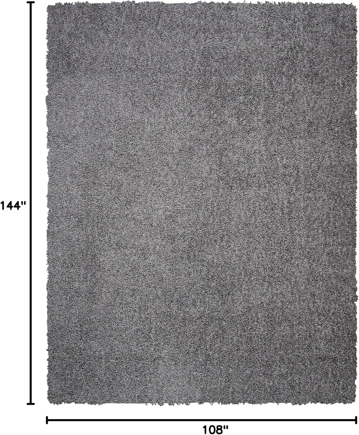 image:imageSAFAVIEH Primo Shag Collection Area Rug 9 x 12 Light Grey Solid Design NonShedding amp Easy Care 12inch Thick Ideal for High Traffic Areas in Living Room Bedroom PRM300GDark Grey