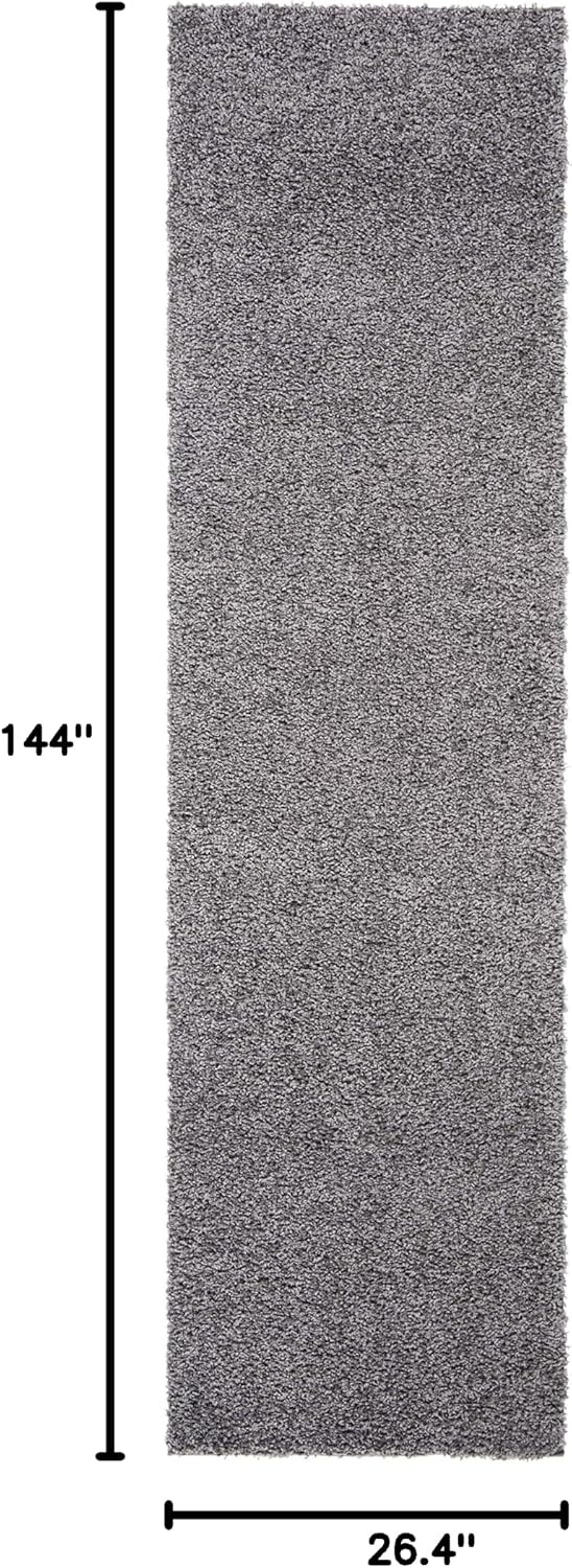 image:imageSAFAVIEH Primo Shag Collection Area Rug 9 x 12 Light Grey Solid Design NonShedding amp Easy Care 12inch Thick Ideal for High Traffic Areas in Living Room Bedroom PRM300GDark Grey