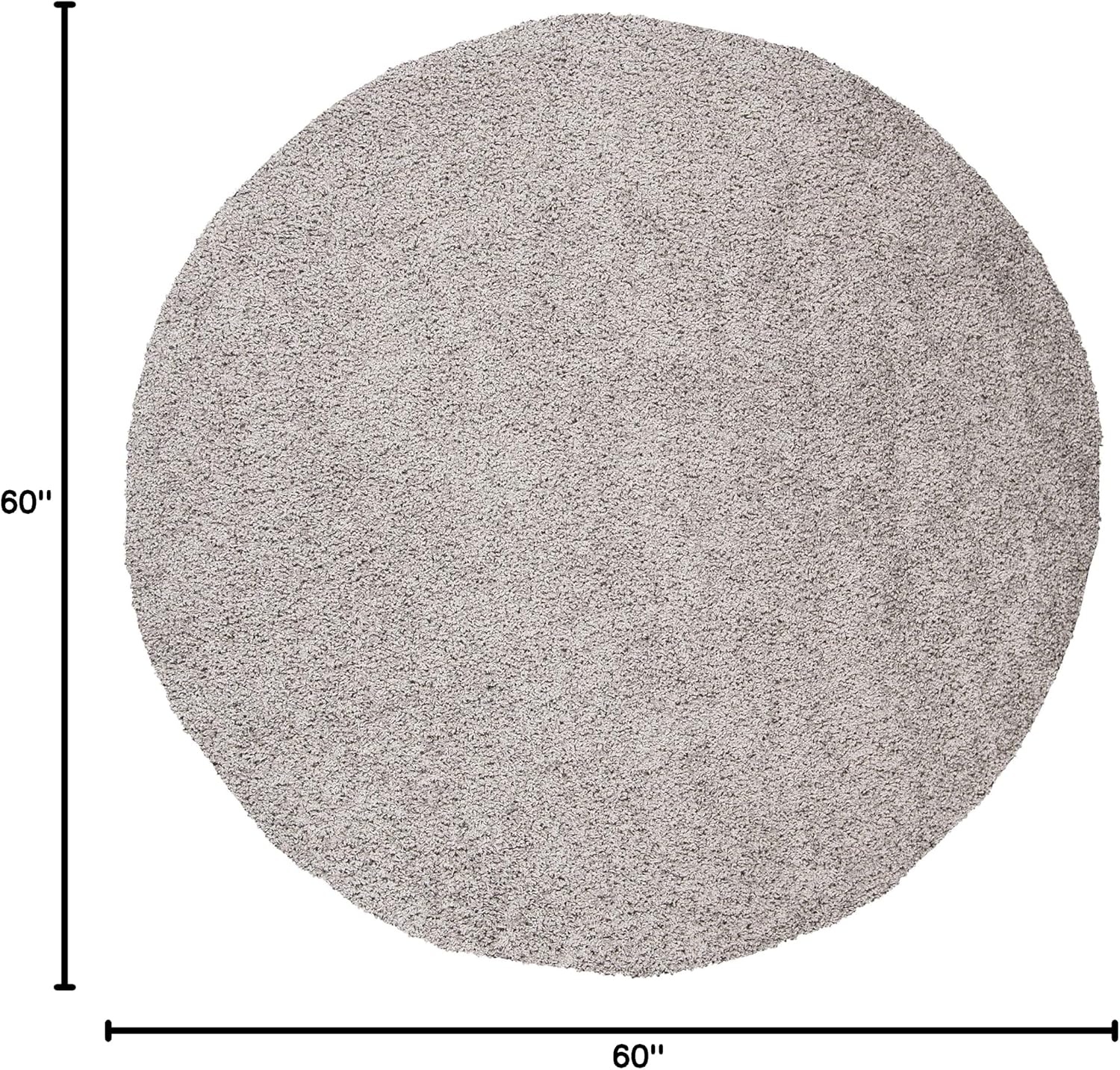 image:imageSAFAVIEH Primo Shag Collection Area Rug 9 x 12 Light Grey Solid Design NonShedding amp Easy Care 12inch Thick Ideal for High Traffic Areas in Living Room Bedroom PRM300GLight Grey