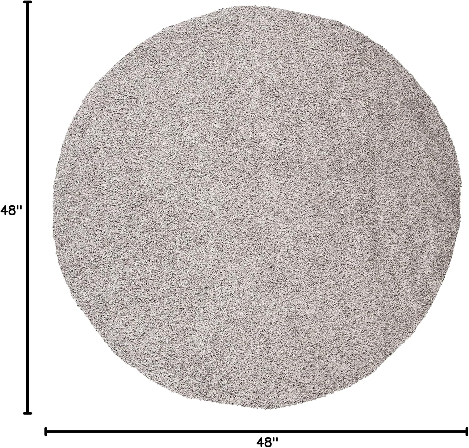 image:imageSAFAVIEH Primo Shag Collection Area Rug 9 x 12 Light Grey Solid Design NonShedding amp Easy Care 12inch Thick Ideal for High Traffic Areas in Living Room Bedroom PRM300GLight Grey