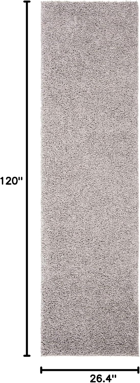 image:imageSAFAVIEH Primo Shag Collection Area Rug 9 x 12 Light Grey Solid Design NonShedding amp Easy Care 12inch Thick Ideal for High Traffic Areas in Living Room Bedroom PRM300GLight Grey