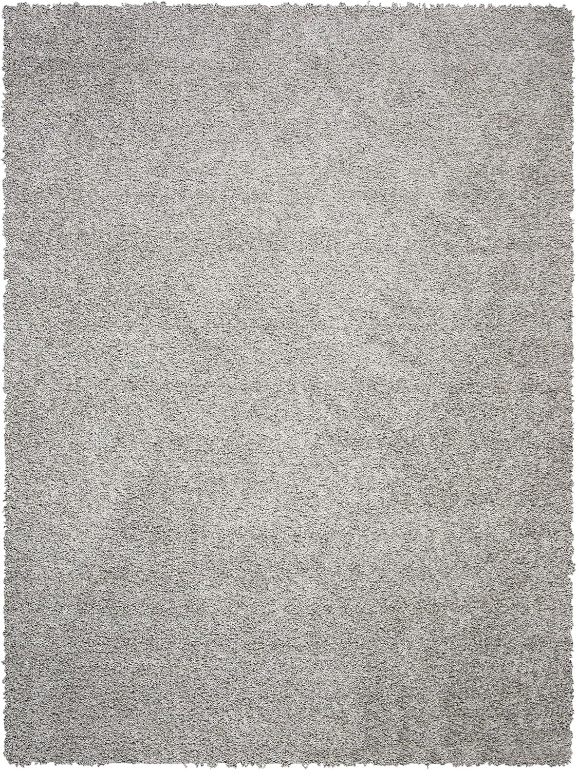 image:imageSAFAVIEH Primo Shag Collection Area Rug 9 x 12 Light Grey Solid Design NonShedding amp Easy Care 12inch Thick Ideal for High Traffic Areas in Living Room Bedroom PRM300GLight Grey