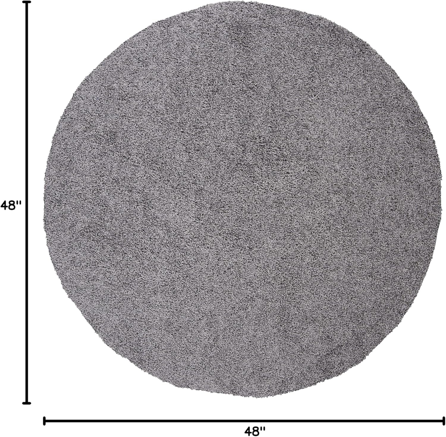 image:imageSAFAVIEH Primo Shag Collection Area Rug 9 x 12 Light Grey Solid Design NonShedding amp Easy Care 12inch Thick Ideal for High Traffic Areas in Living Room Bedroom PRM300GDark Grey