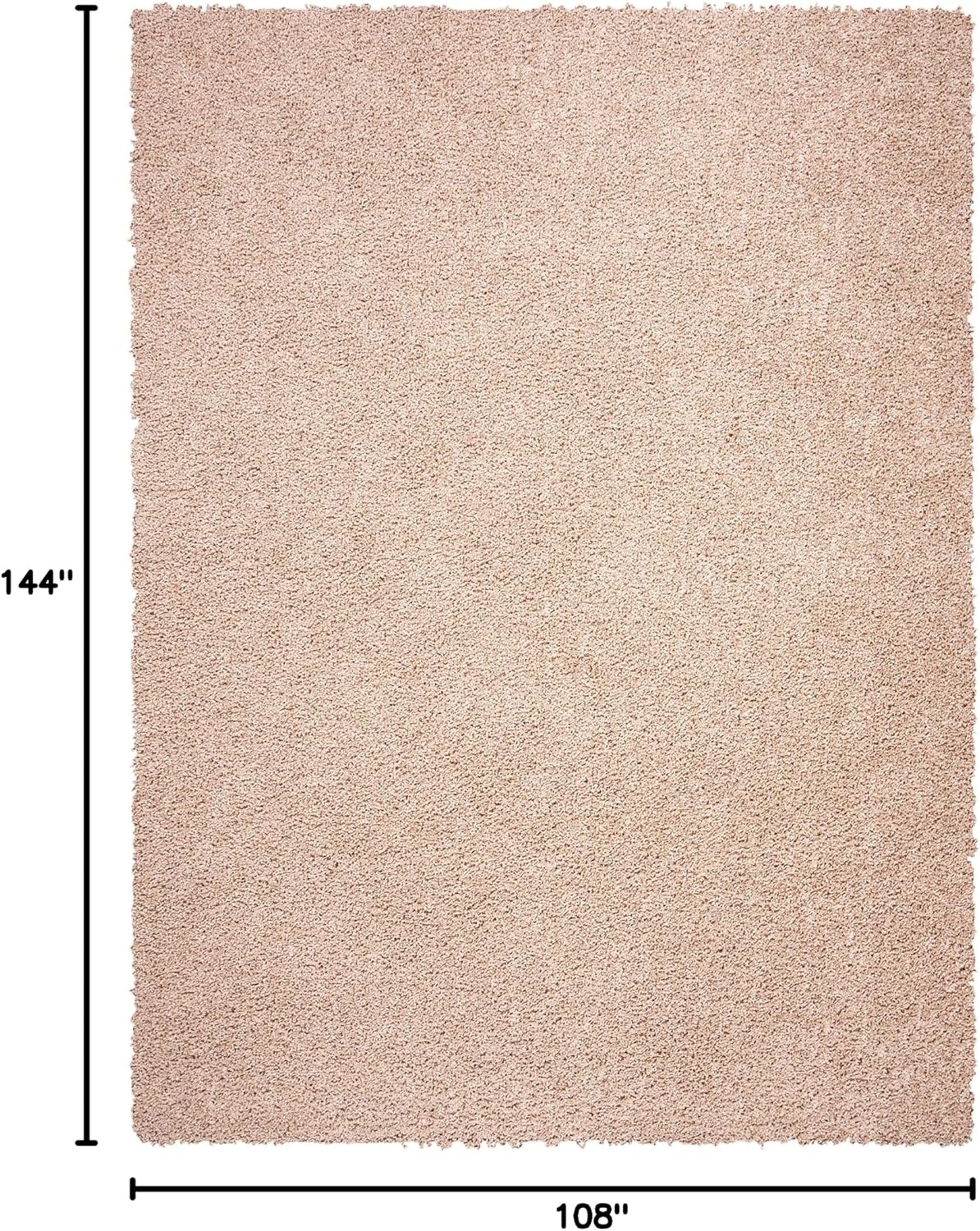 image:imageSAFAVIEH Primo Shag Collection Area Rug 9 x 12 Light Grey Solid Design NonShedding amp Easy Care 12inch Thick Ideal for High Traffic Areas in Living Room Bedroom PRM300GBeige