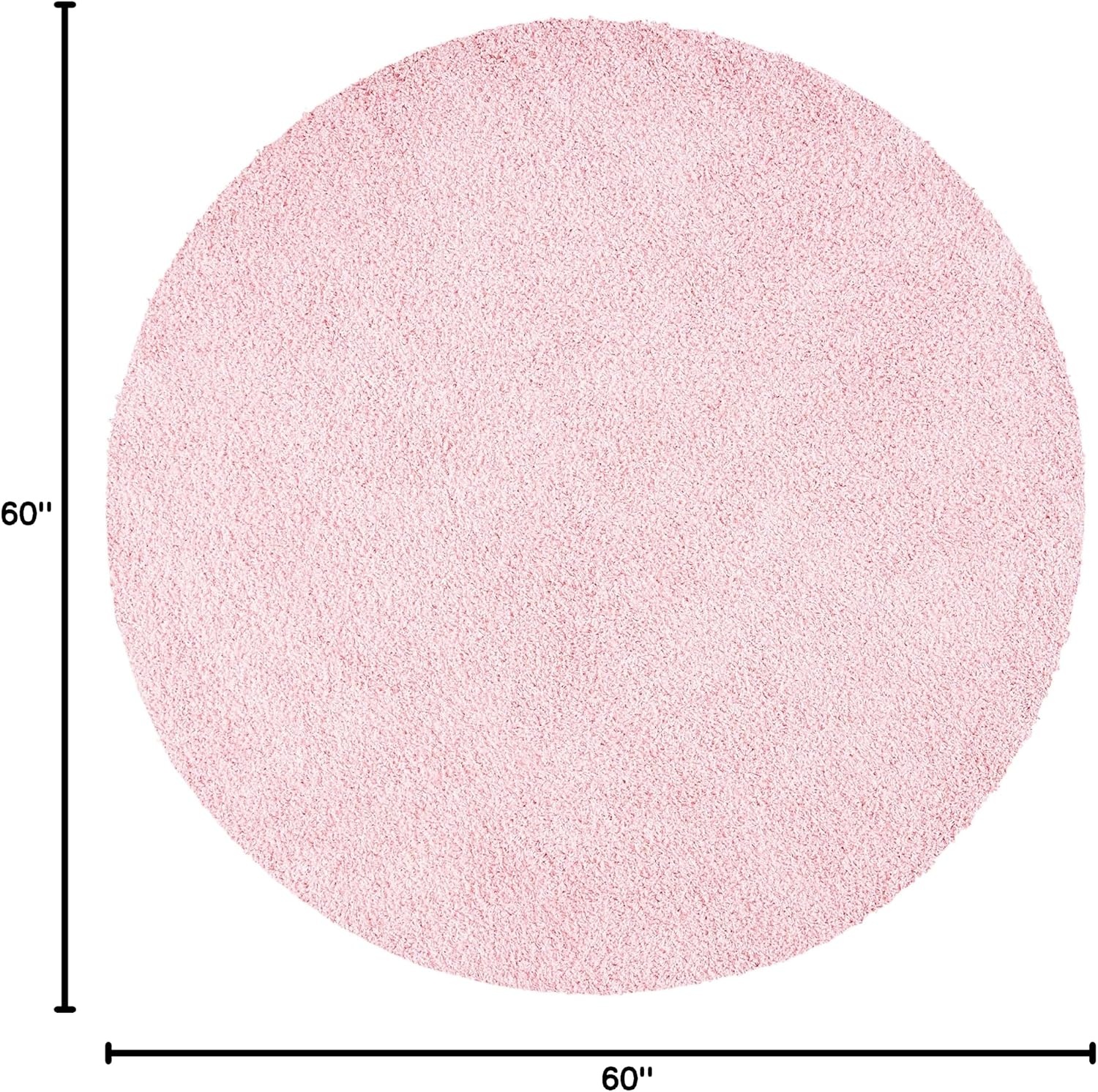 image:imageSAFAVIEH Primo Shag Collection Area Rug 9 x 12 Light Grey Solid Design NonShedding amp Easy Care 12inch Thick Ideal for High Traffic Areas in Living Room Bedroom PRM300GLight Pink
