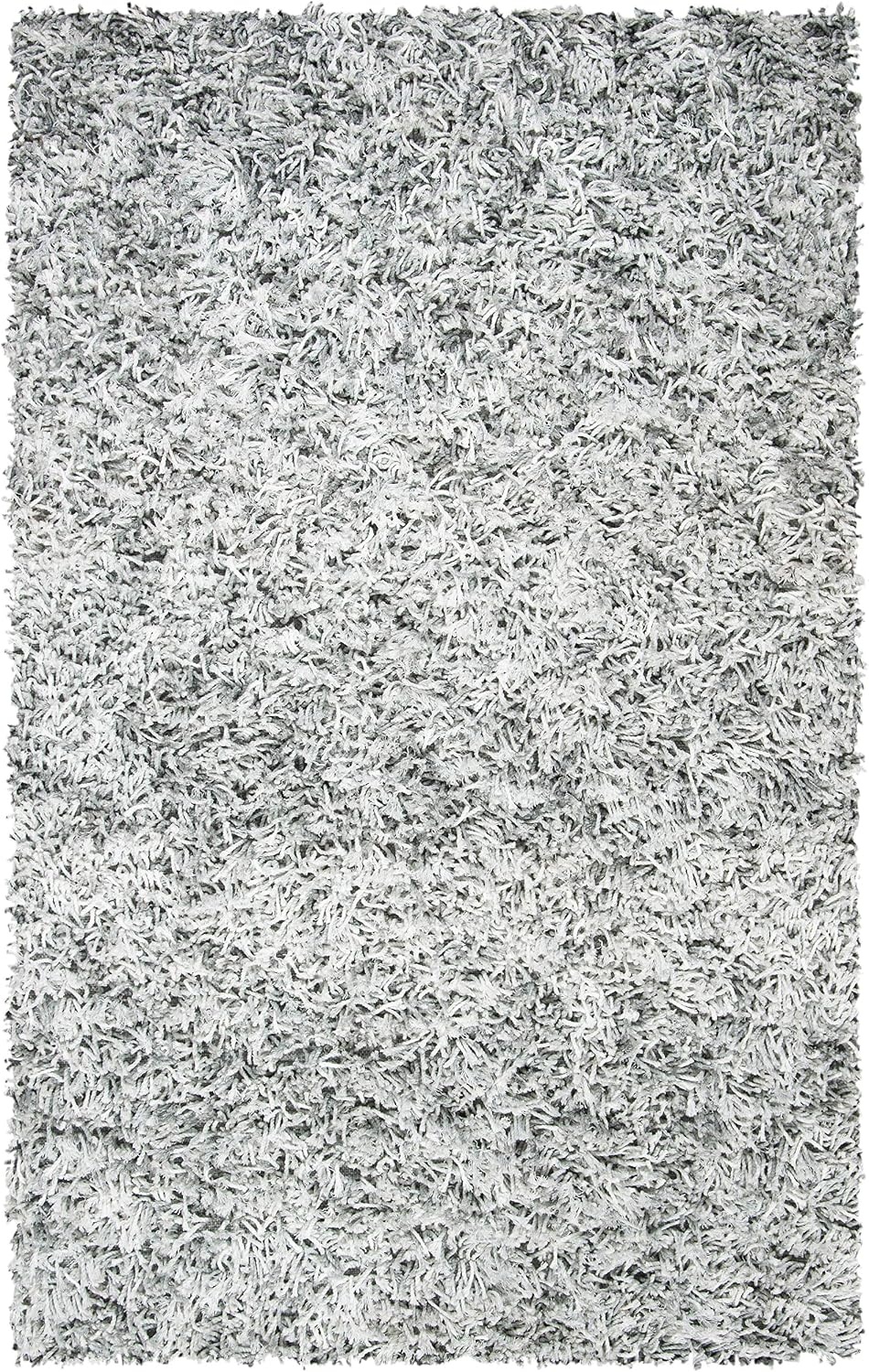 image:imageSAFAVIEH Rio Shag Collection 8 x 10 BlackIvory SG960H Handmade 1inch Thick Area RugGreyIvory