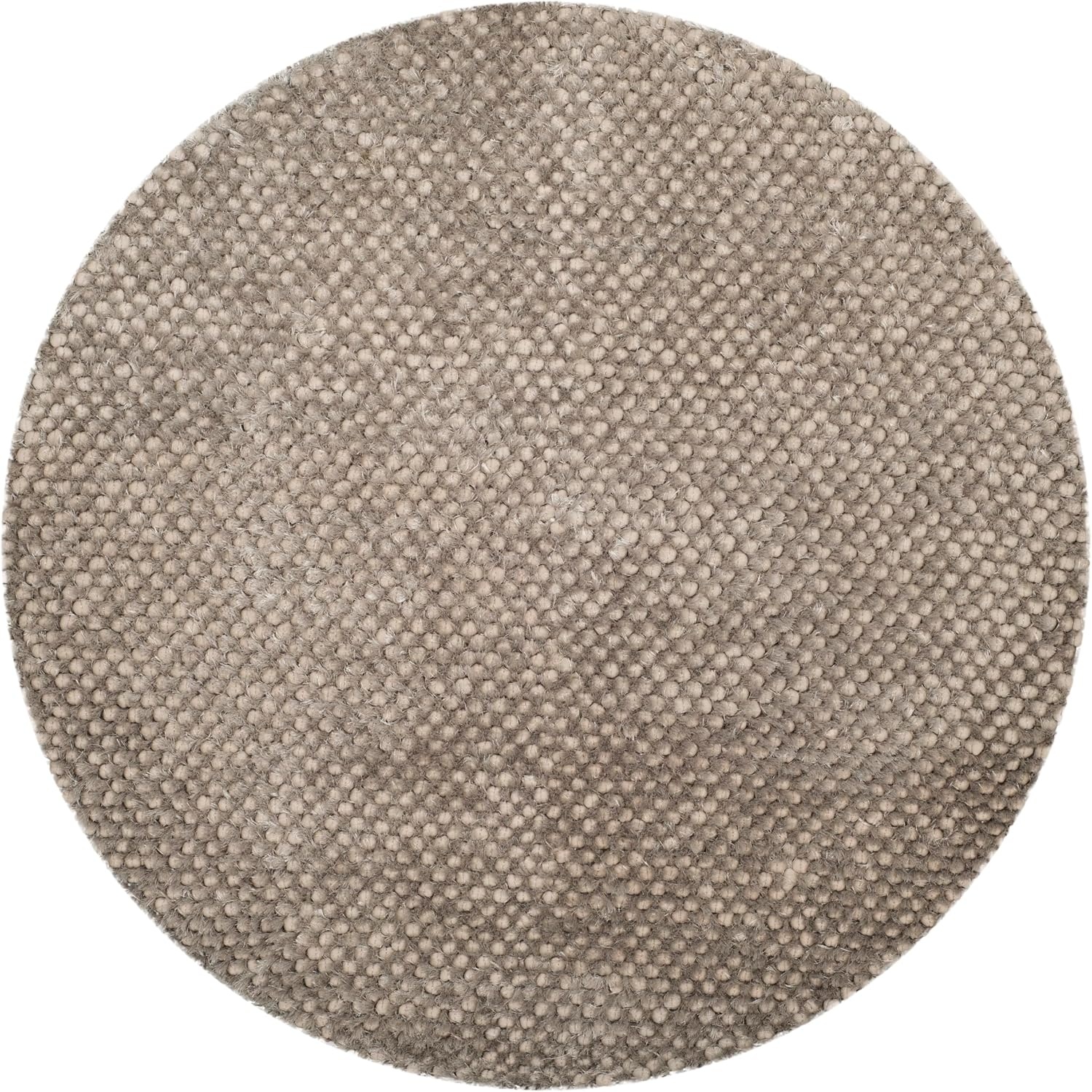 image:imageSAFAVIEH Saint Tropez Shag Collection 9 x 12 Snow White STS641W Handmade Solid 1inch Thick Area RugSilver