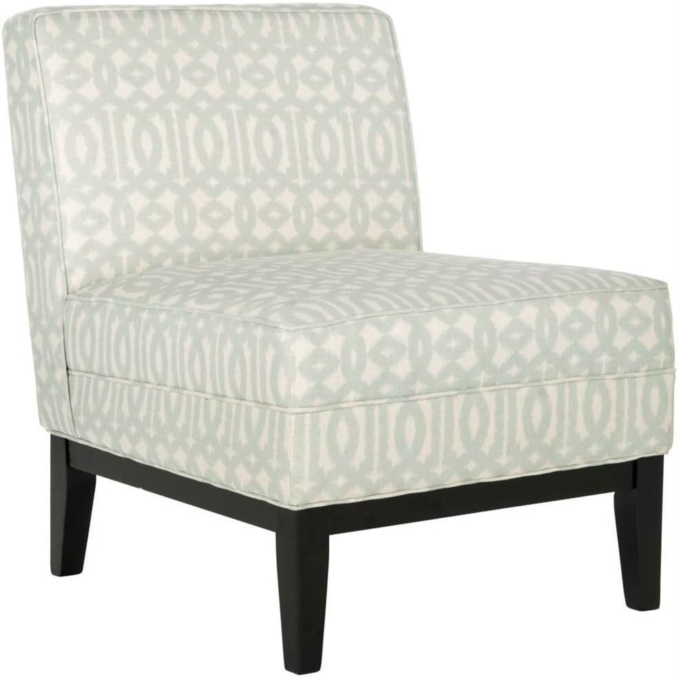 image:imageSAFAVIEH Mercer Collection Armond Accent ChairSilver  Cream