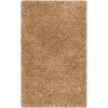 SAFAVIEH Area Rug 8×10 – Express Shag Collection – Large – Silver, Handmade, Ultra Plush Thick Pile, Ideal for Living Room, Bedroom, Dining Space (SGE620C)(Beige)