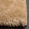 SAFAVIEH Area Rug 8×10 – Express Shag Collection – Large – Silver, Handmade, Ultra Plush Thick Pile, Ideal for Living Room, Bedroom, Dining Space (SGE620C)(Beige)