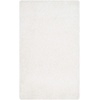 SAFAVIEH Area Rug 8×10 – Express Shag Collection – Large – Silver, Handmade, Ultra Plush Thick Pile, Ideal for Living Room, Bedroom, Dining Space (SGE620C)(Ivory)