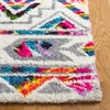 SAFAVIEH Area Rug 8×10 – Fiesta Shag Collection – Large – Cream & Multi, Moroccan Boho Design, Non-Shedding & Easy Cleaning, Ideal for Living Room, Bedroom, Dining Space (FSG365A)(Cream/Multi)