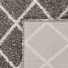 SAFAVIEH Area Rug 8×10 – Hudson Shag Collection – Large – Ivory & Grey, Trellis Pattern, Non-Shedding & Easy Cleaning, Ultra Plush Thick Pile, Ideal for Living Room, Bedroom, Dining Space (SGH222D)(Grey/Ivory)