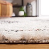 SAFAVIEH Area Rug 8×10 – Jericho Shag Collection – Large – Ivory & Black, Moroccan Boho Design, Non-Shedding & Easy Cleaning, Plush Thick Pile, Ideal for Living Room, Bedroom, Dining Space (JER102A)(Ivory/Black)